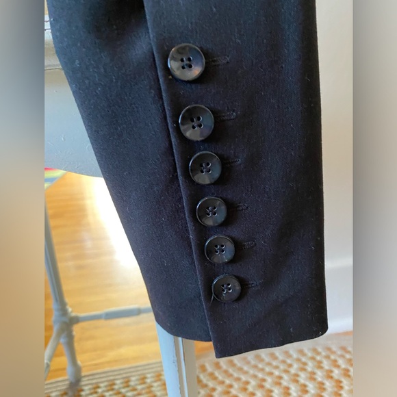 Tuxedo Cropped Black Dress Jacket. Size S - Picture 7 of 8